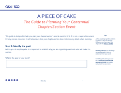 A PIECE OF CAKE