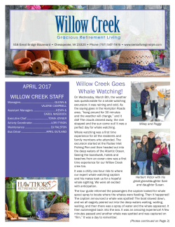 April 2017 Newsletter