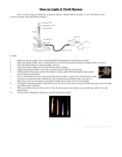 How to Light A Tirrill Burner.wpd