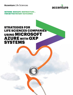 Microsoft Azure With GxP Systems | Accenture