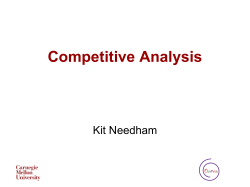 Competitive Analysis
