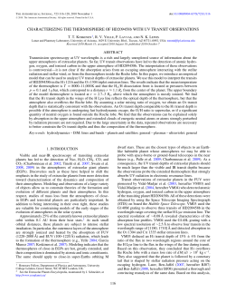 Characterizing the thermosphere of HD209458b with