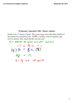 2-4 Consecutive Integers