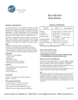 ram RB 30 (30mil high density polyethylene)