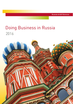Doing Business in Russia