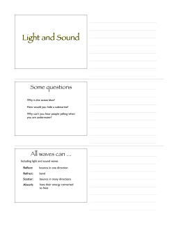 Light and Sound - SOEST