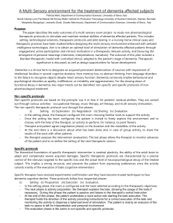 Key Points-A Multi-Sensory Environment For The Treatment of