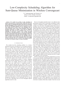 Low-Complexity Scheduling Algorithm for Sum