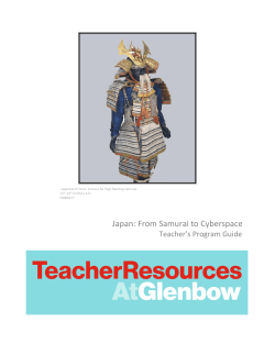 Japan: From Samurai to Cyberspace