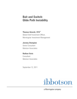 Bait and Switch: Glide Path Instability
