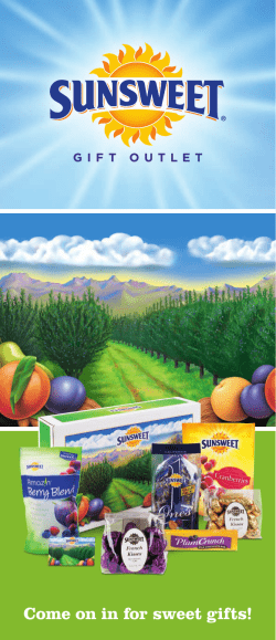 GIFT OUTLET - Sunsweet Growers