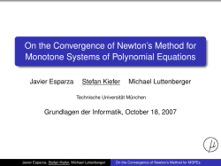 On the Convergence of Newton`s Method for Monotone Systems of