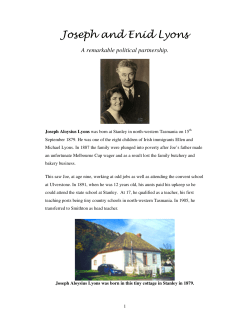 Joseph and Enid Lyons