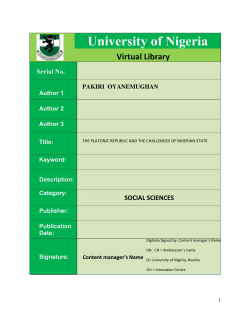 pdf - University Of Nigeria Nsukka