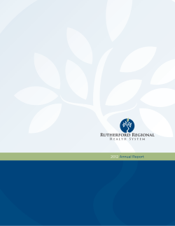 RRHS 2012 Annual Report_MA.indd - Rutherford Regional Medical