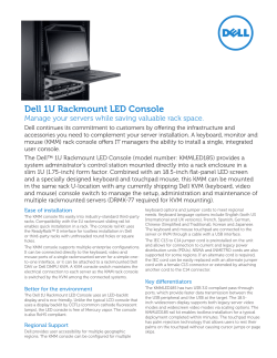 Dell 1U Rackmount LED Console