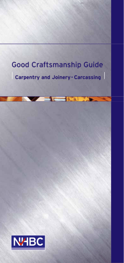 Carpentry Craftsmanship Guide
