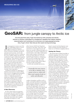 GeoSAR: from jungle canopy to Arctic ice