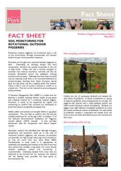 fact sheet - Australian Pork