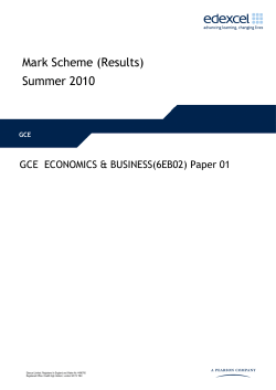 Mark scheme