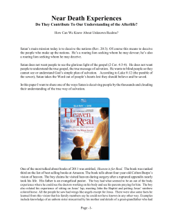 Near Death Experiences - Middletown Bible church