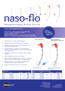 Naso-Flo Nasopharyngeal Airway