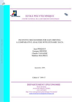 DEPARTEMENT D`ECONOMIE