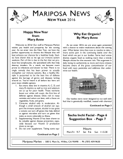 mariposa news - Mariposa Market