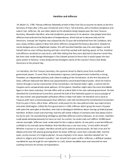 Hamilton and Jefferson Time Magazine Article