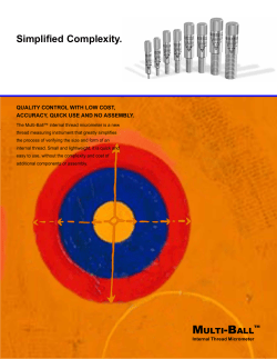 Multi-Ball Micrometer  - True Precision Corporation