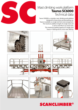 Taurus SC6000 Technical Brochure PDF