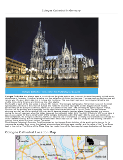 Cologne Cathedral in Germany PDF