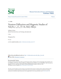 Neutron Diffraction and Magnetic Studies of Nd2Fe17