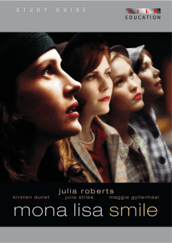 Mona Lisa Smile study guide