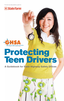 Protecting Teen Drivers