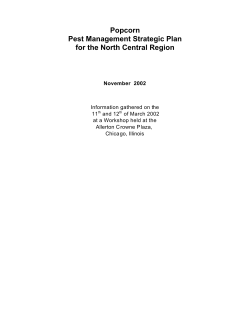 Popcorn - Regional IPM Centers