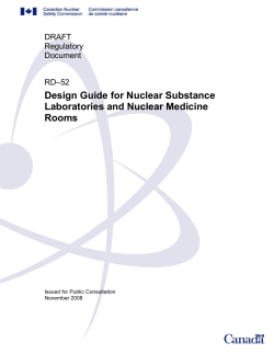 Design Guide for Nuclear Substance Laboratories and Nuclear