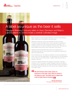 A label as unique as the beer it sells