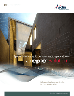 Enhanced Performance Overlays for Concrete Forming