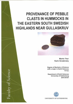 Insights into landform genesis based on lithological provenance