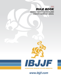 IBJJF Rule Book