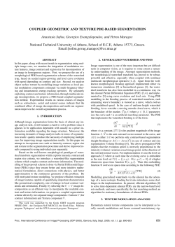 Coupled Geometric and Texture PDE-based - CVSP