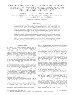 environmental and physiological controls on