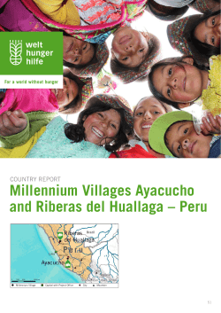 Peru - Welthungerhilfe