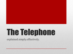 The Telephone