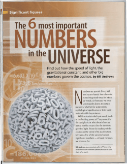 The 6 most important in the