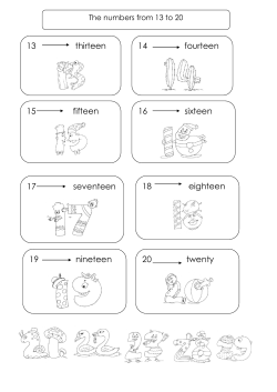 13 thirteen 14 fourteen 15 fifteen 16 sixteen 17 seventeen 18