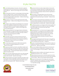 fun facts - Energy Hog