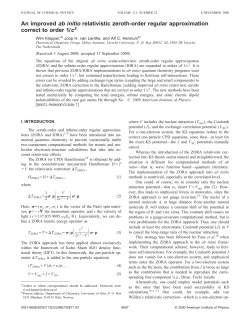 Using JCP format - Theoretical Chemistry Group, Debye Institute