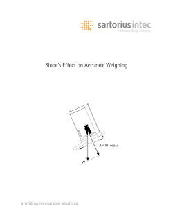 Read more about the effect of slope on accurate